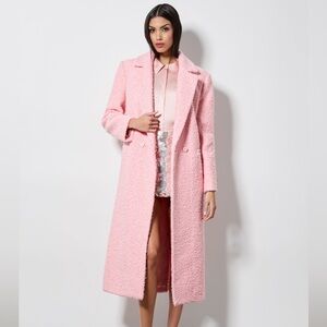 Alice + Olivia Pink Jimmy Coat Sz S